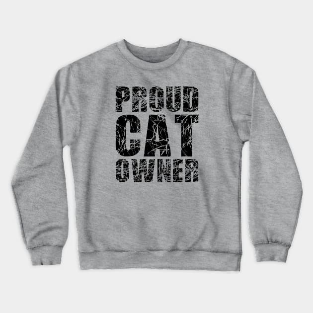 Proud Cat Owner Crewneck Sweatshirt by LefTEE Designs